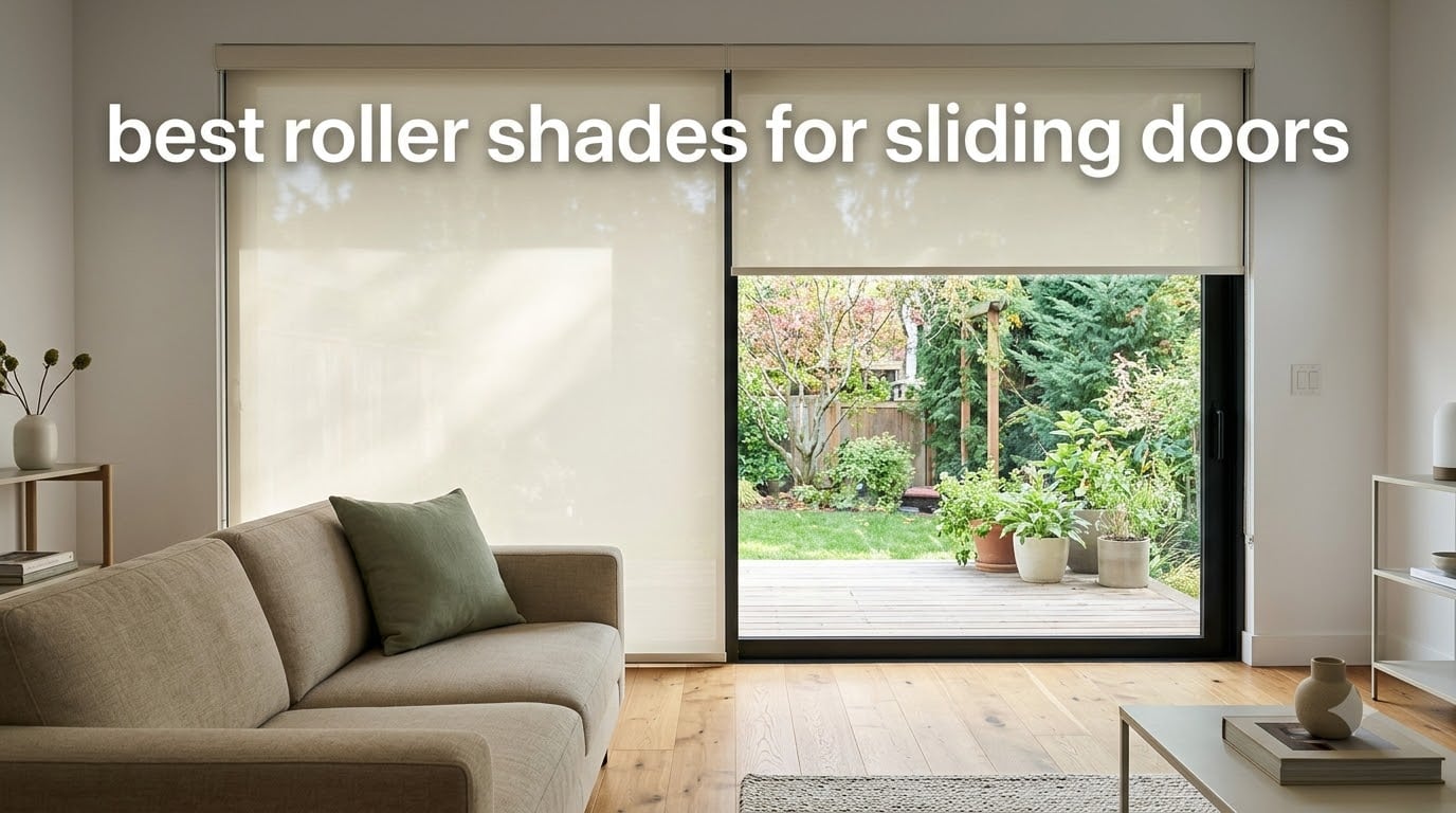 best roller shades for sliding doors