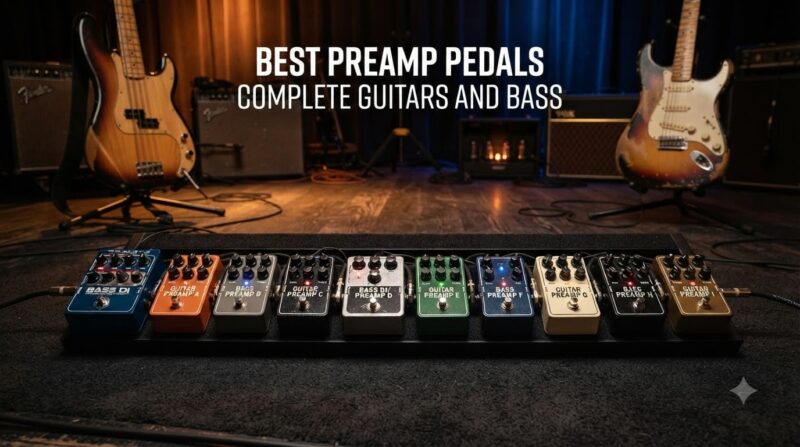 best preamp pedals complete guitars and bass