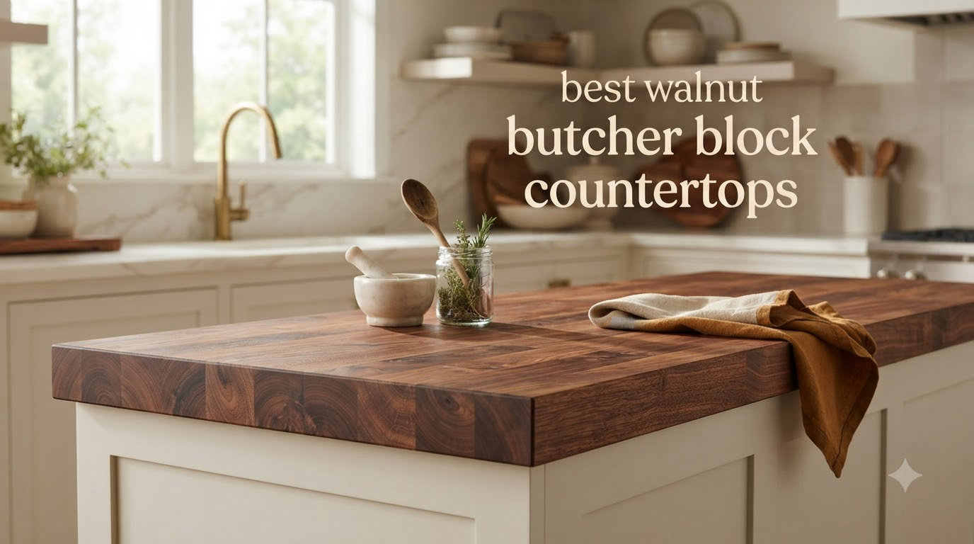 best walnut butcher block countertops