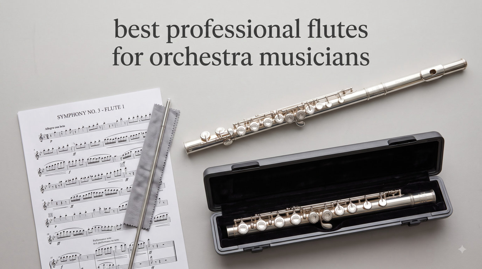 best professional flutes for orchestra musicians