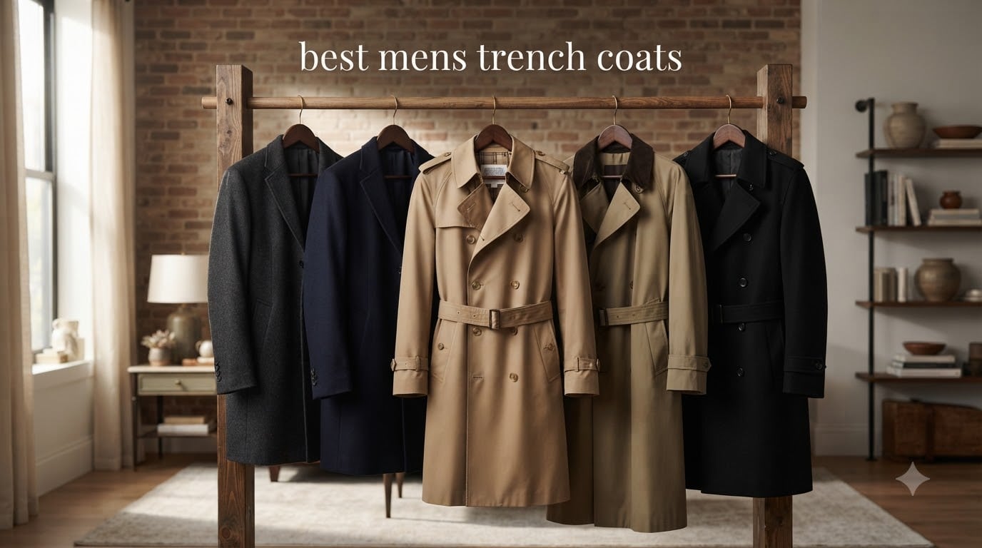best mens trench coats
