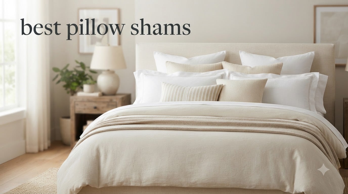 best pillow shams
