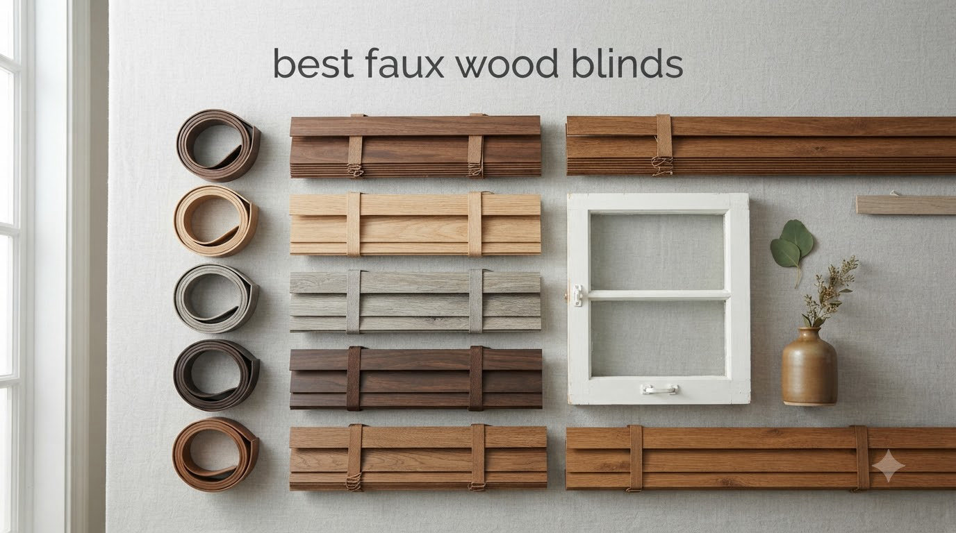 best faux wood blinds