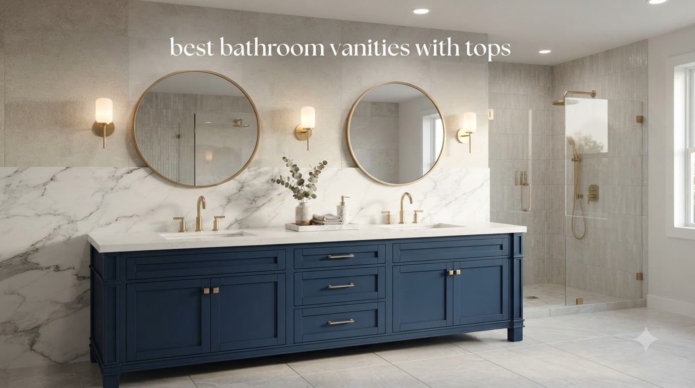 best bathroom vanities with tops