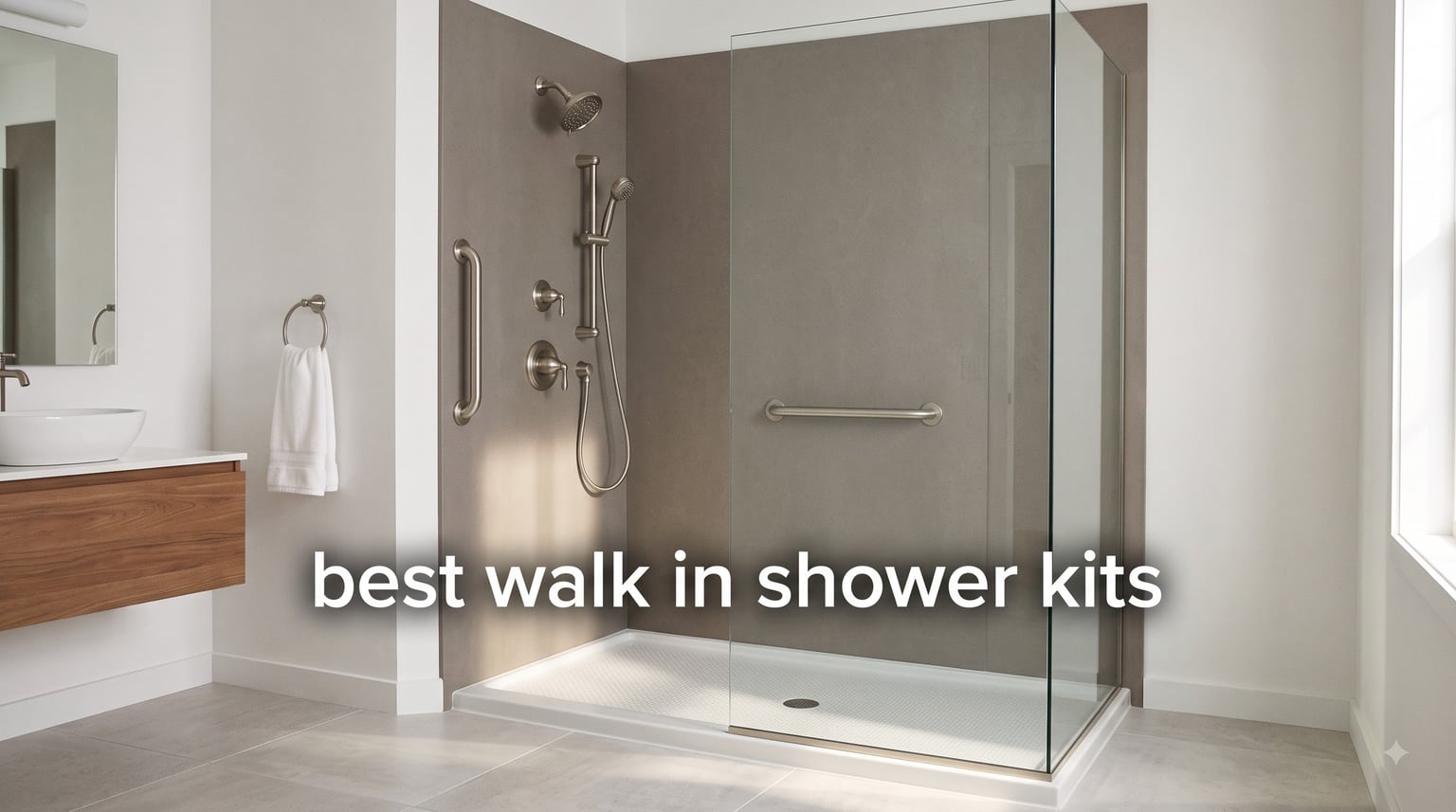 best walk in shower kits