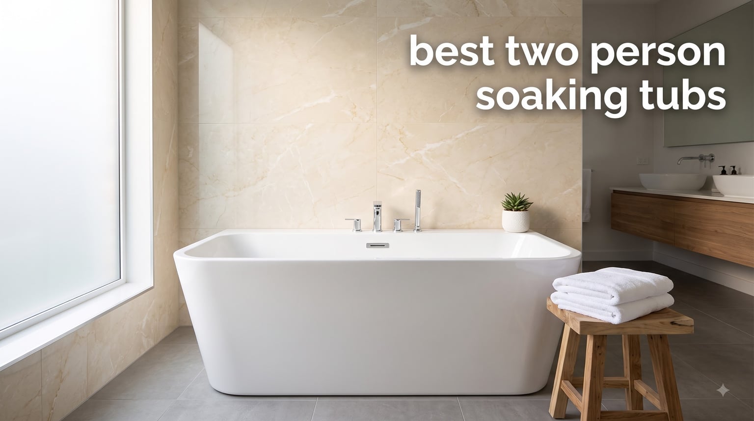 best two person soaking tubs