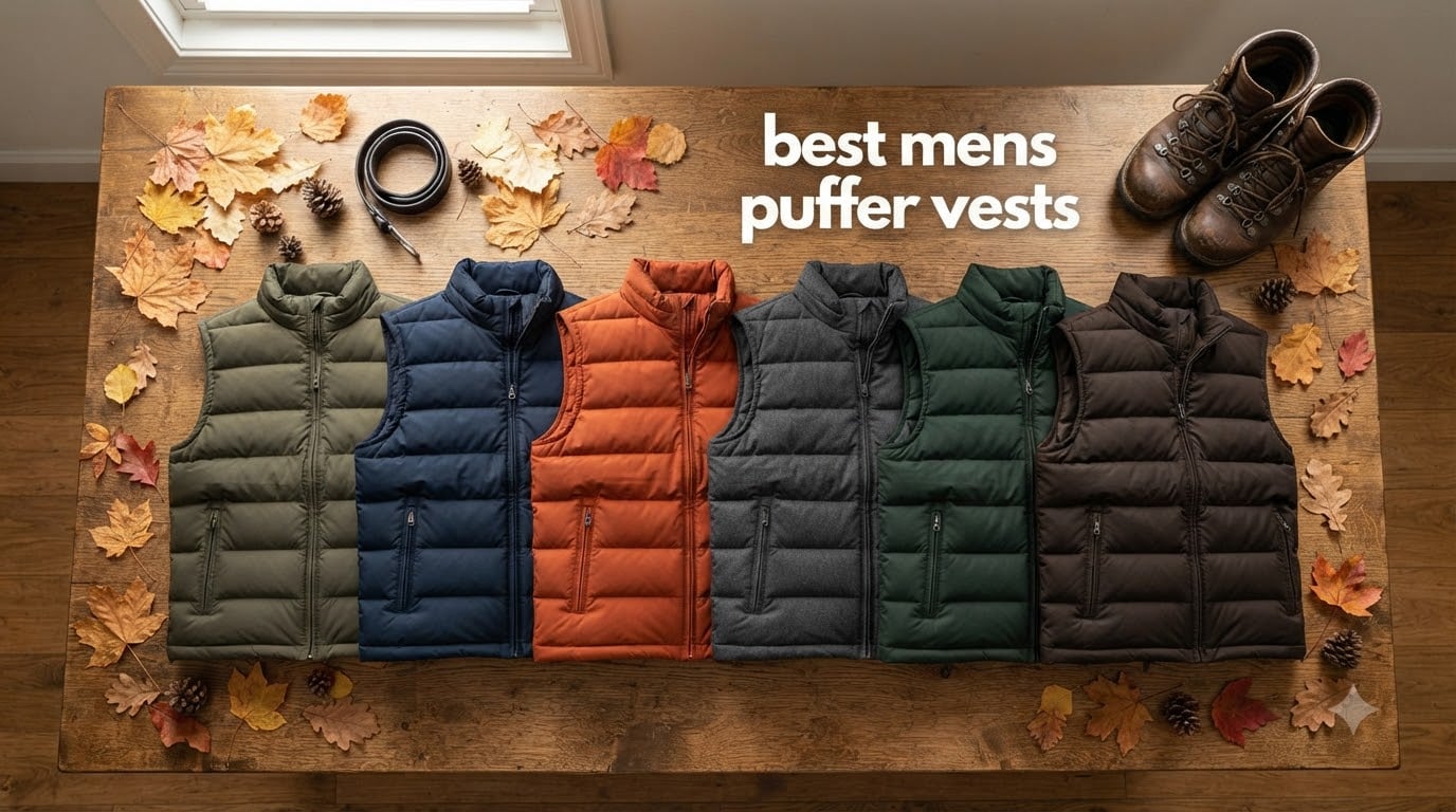 best mens puffer vests