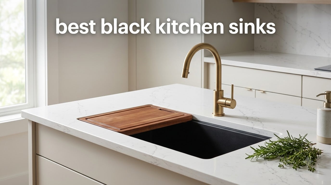best black kitchen sinks