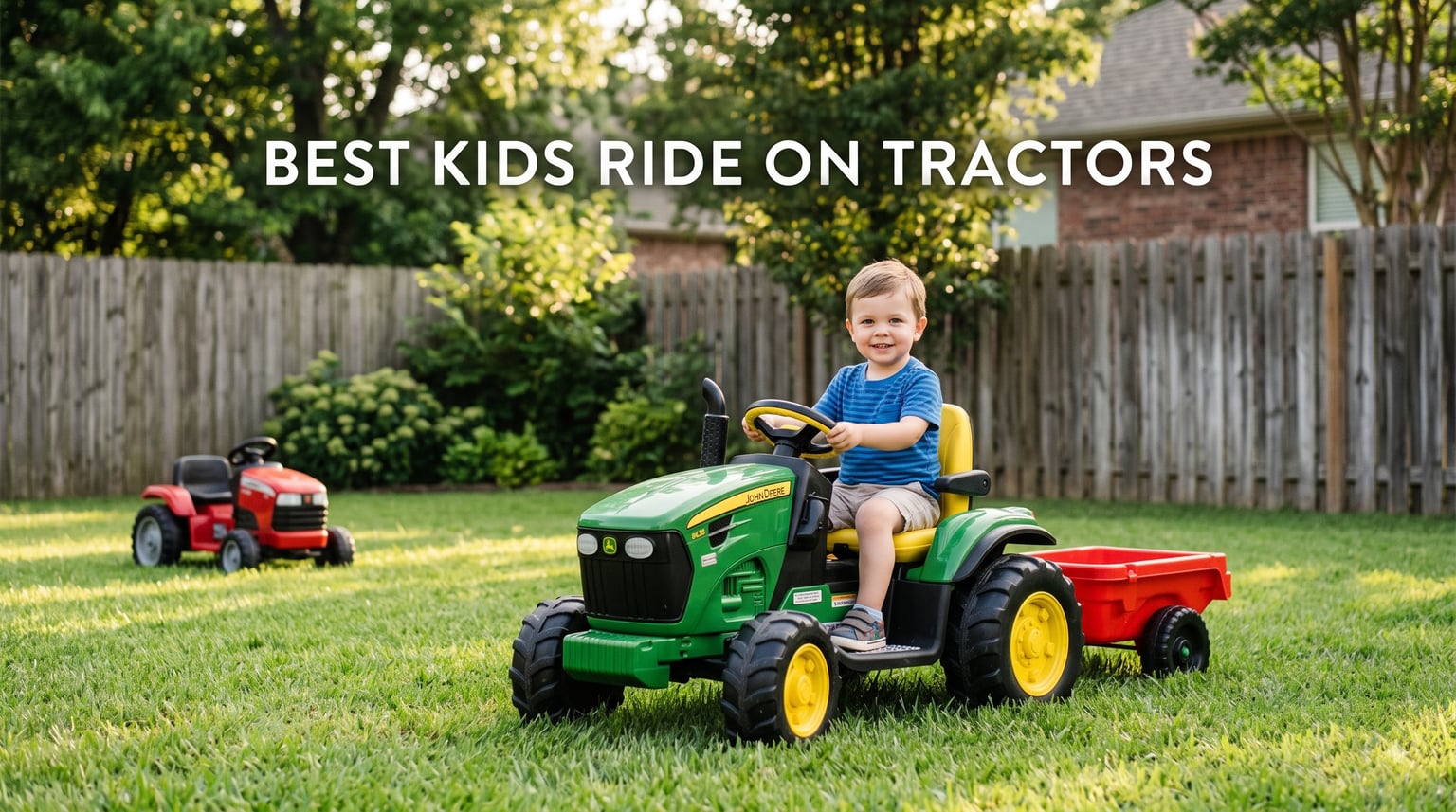 best kids ride on tractors