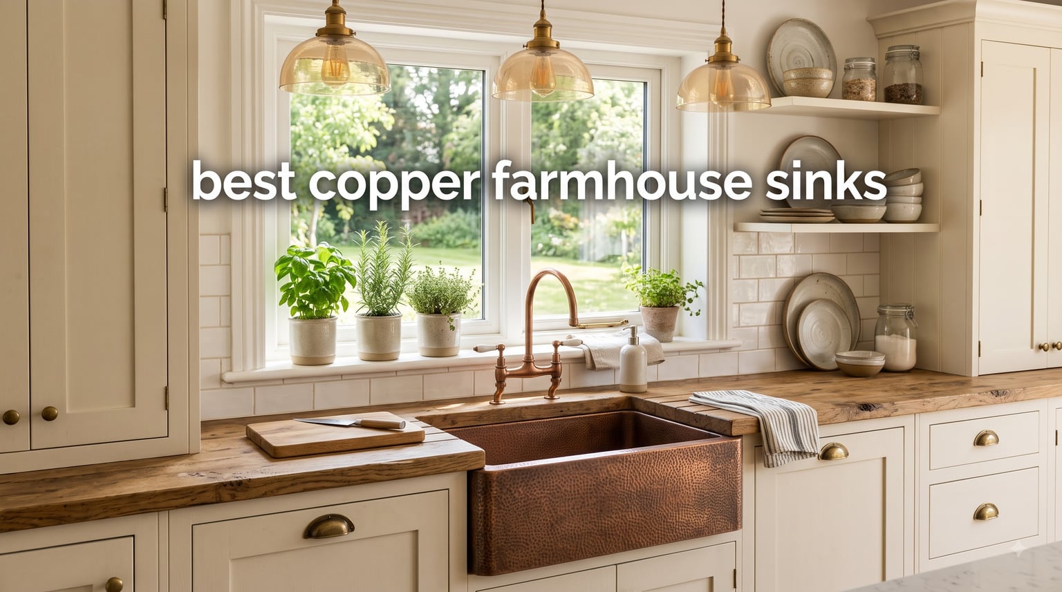 best copper farmhouse sinks