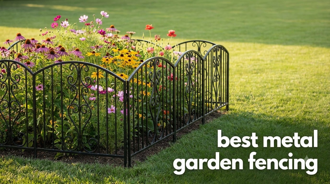 best metal garden fencing