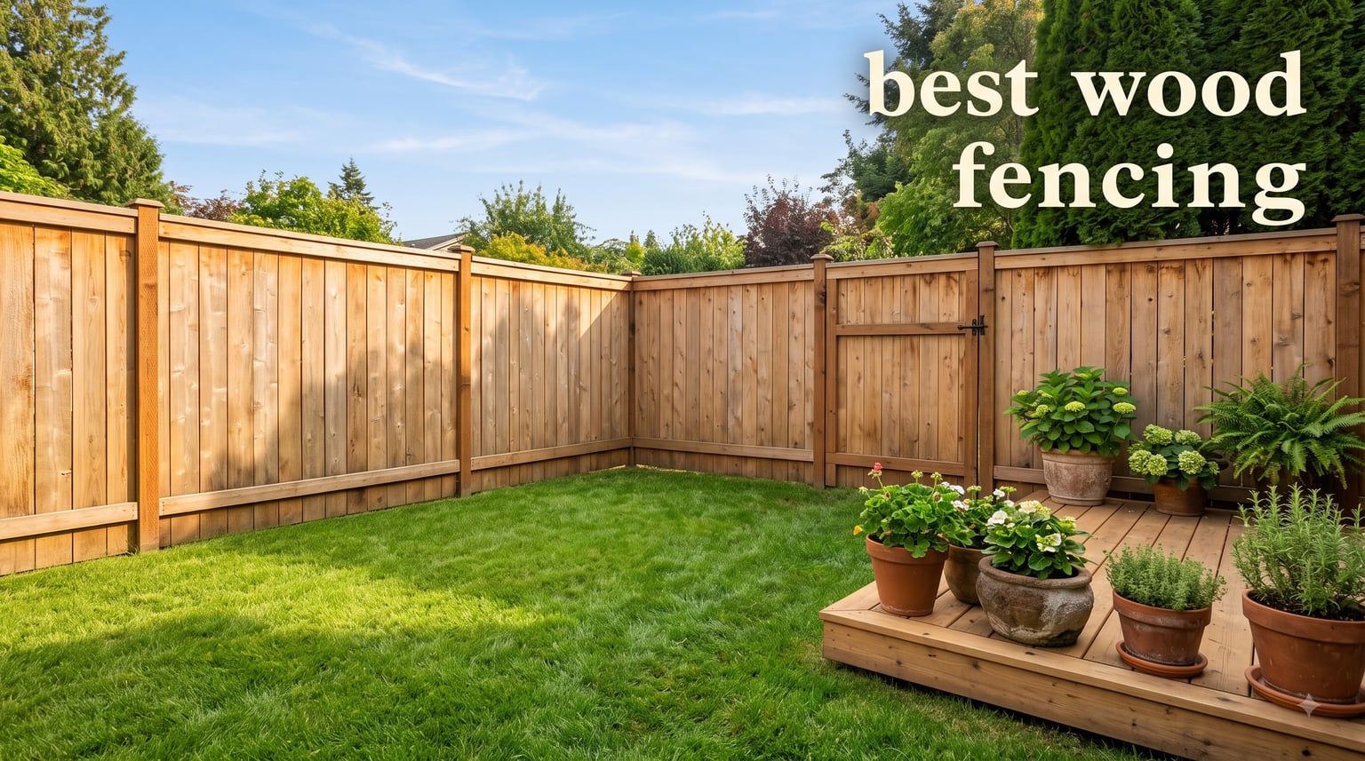 best wood fencing