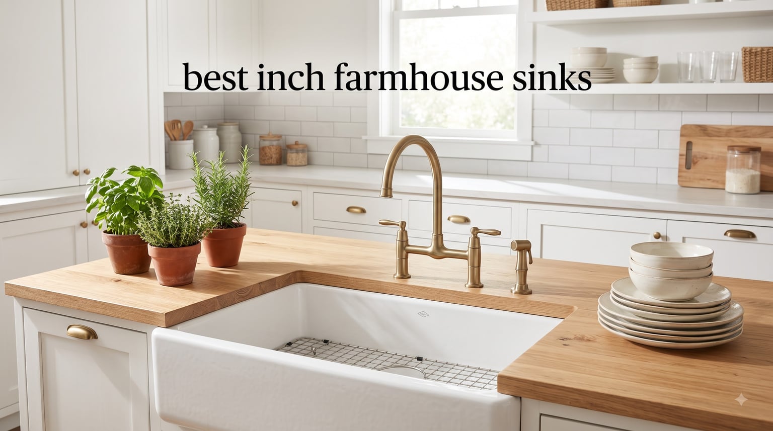 best 33 inch farmhouse sinks