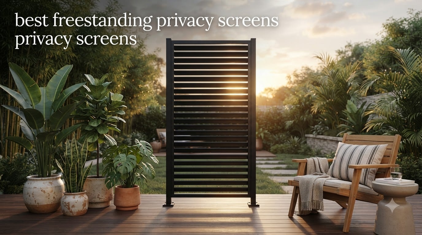 best freestanding privacy screens