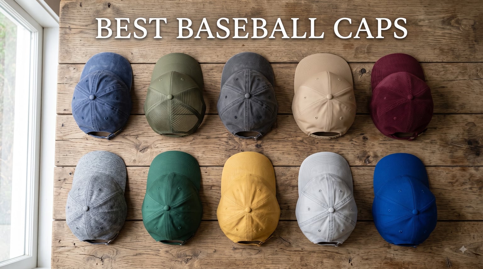 best baseball caps