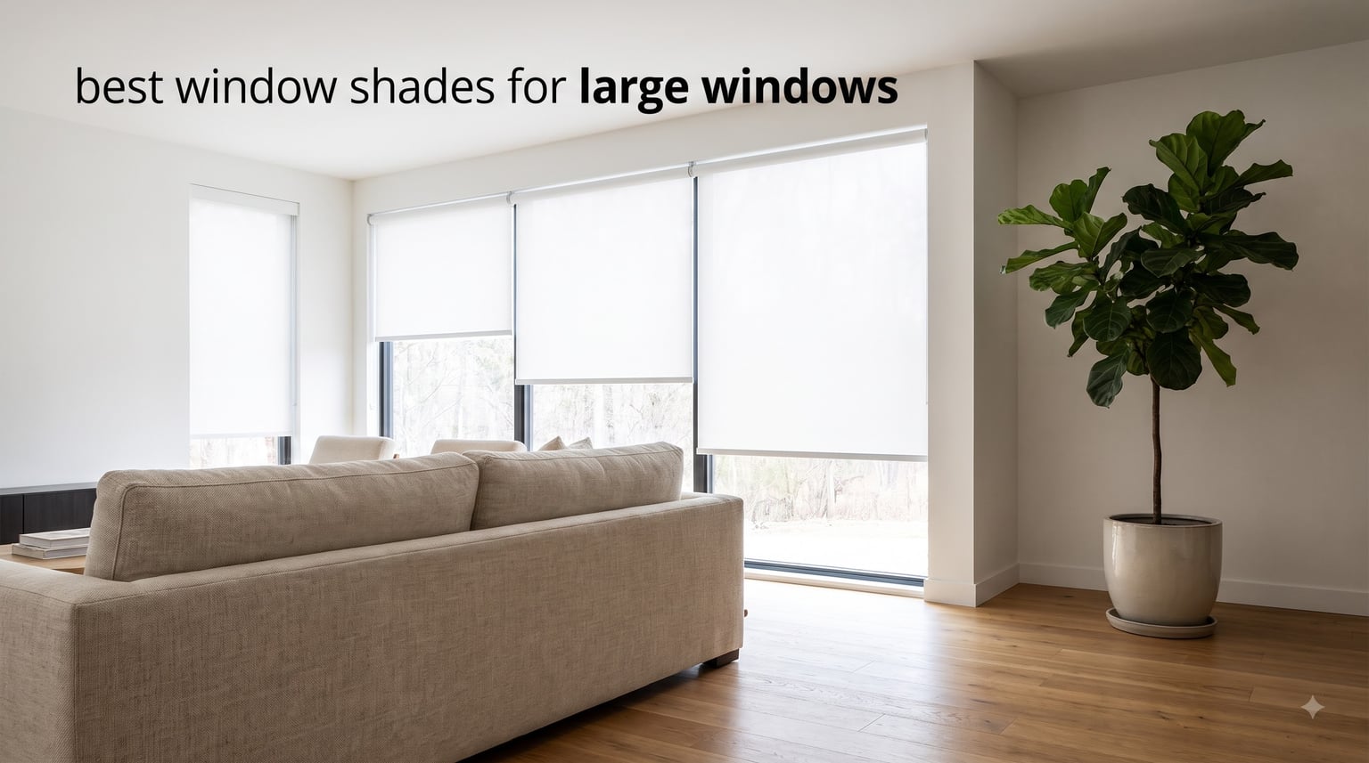 best window shades for large windows