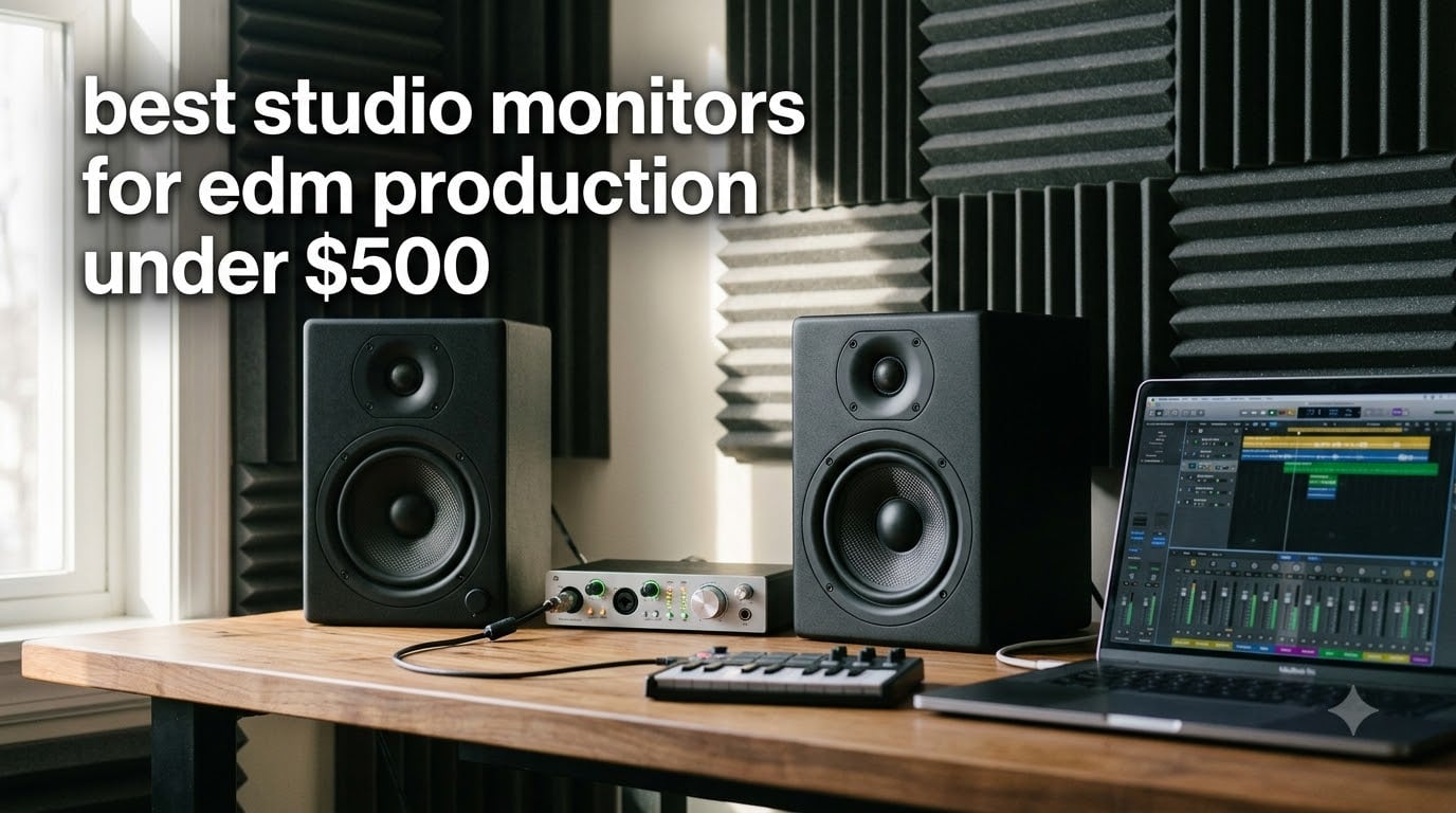 best studio monitors for edm production under $500