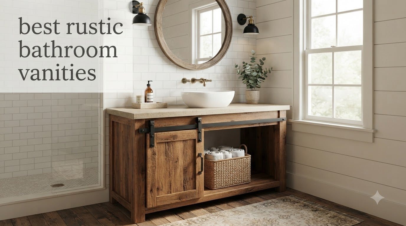 best rustic bathroom vanities