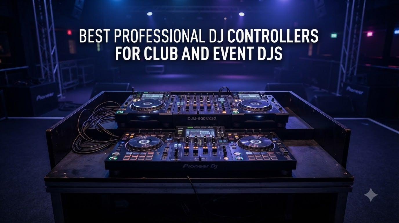best professional dj controllers for club and event djs