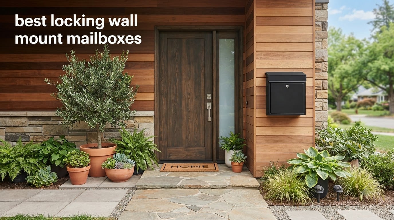 best locking wall mount mailboxes