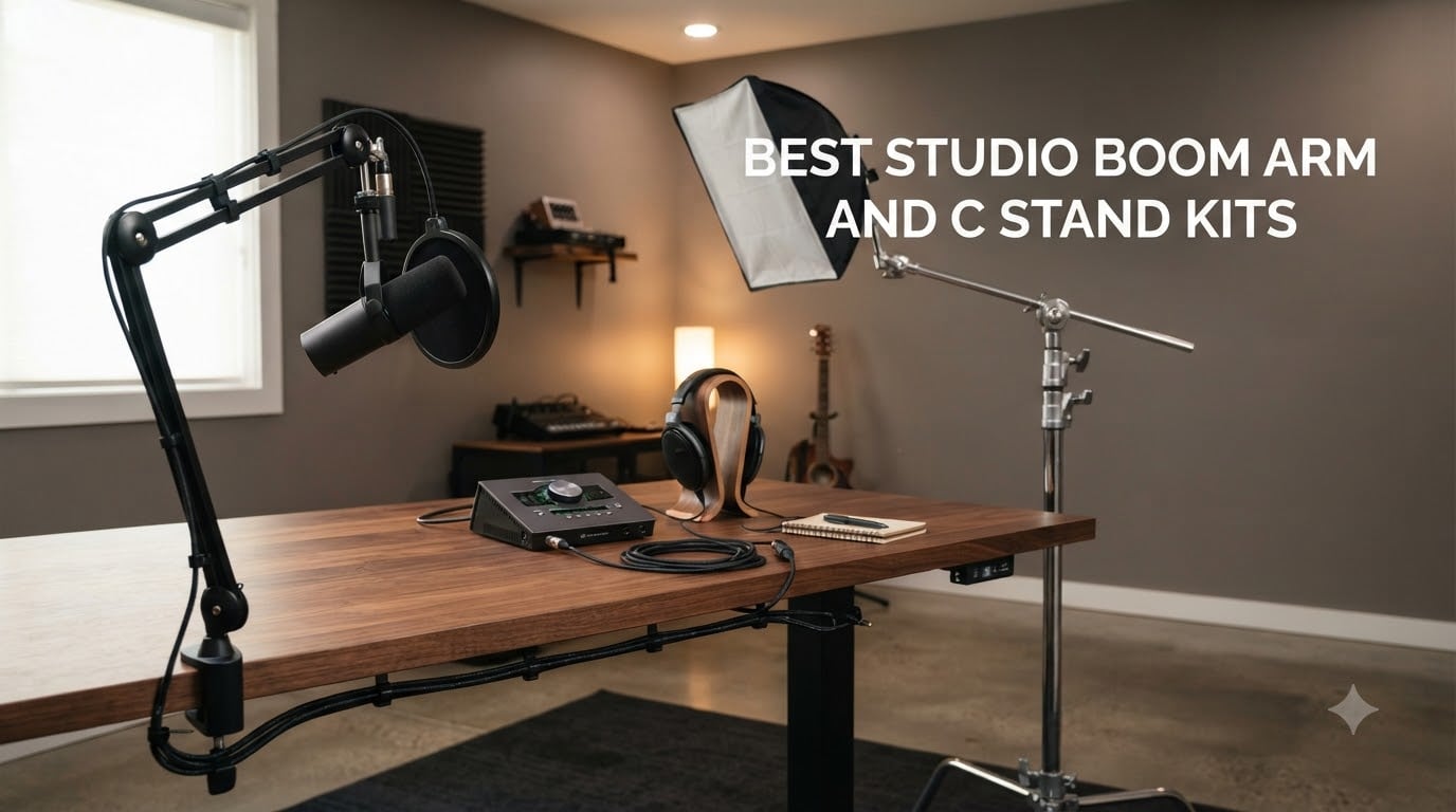 best studio boom arm and c stand kits