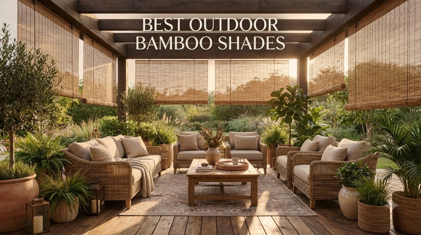 best outdoor bamboo shades