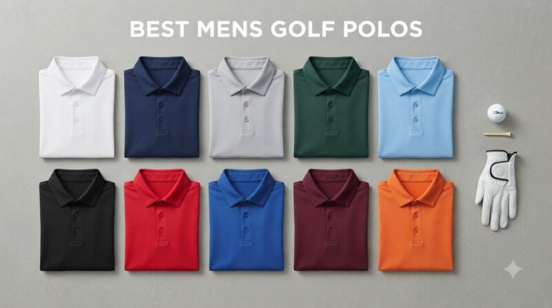 best mens golf polos