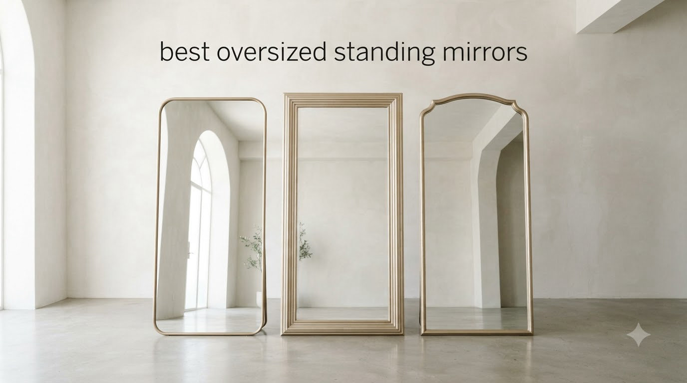 best oversized standing mirrors