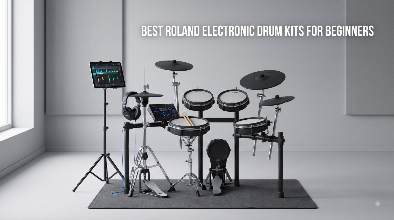 best roland electronic drum kits for beginners