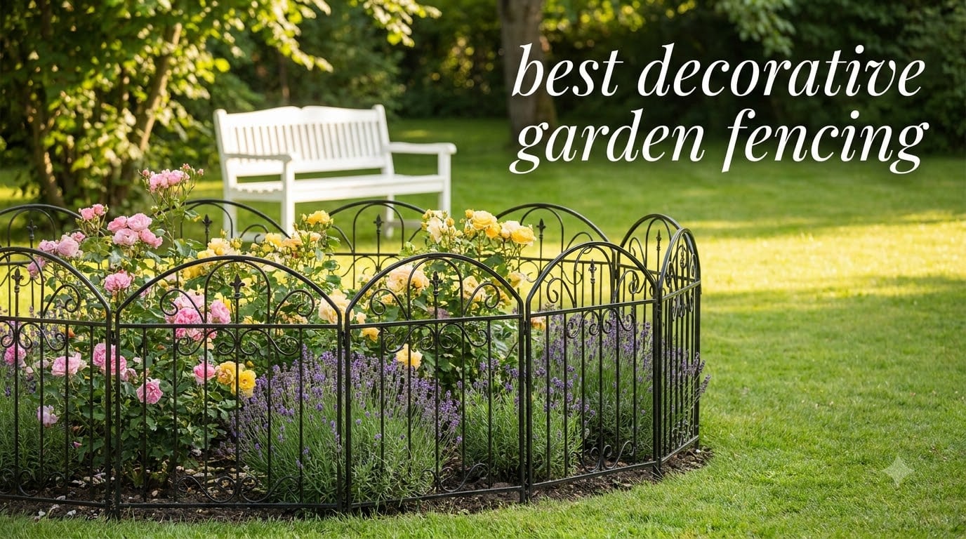 best decorative garden fencing