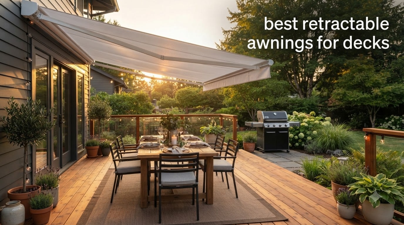 best retractable awnings for decks