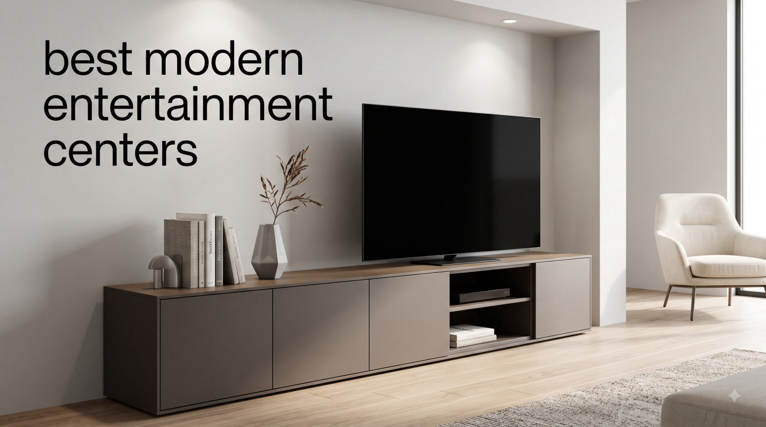 best modern entertainment centers