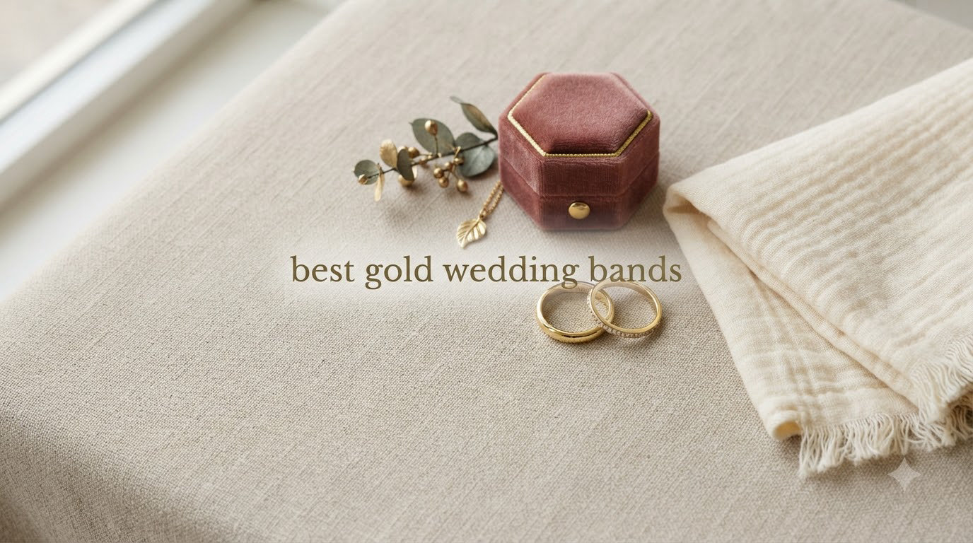 best gold wedding bands