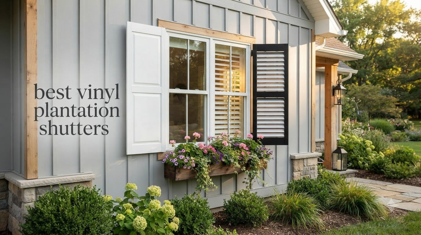best vinyl plantation shutters