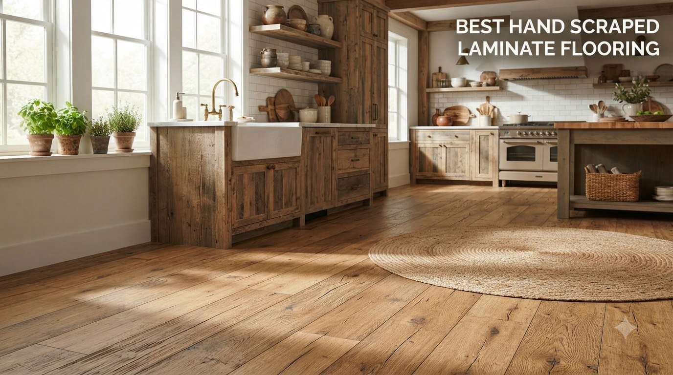 best hand scraped laminate flooring