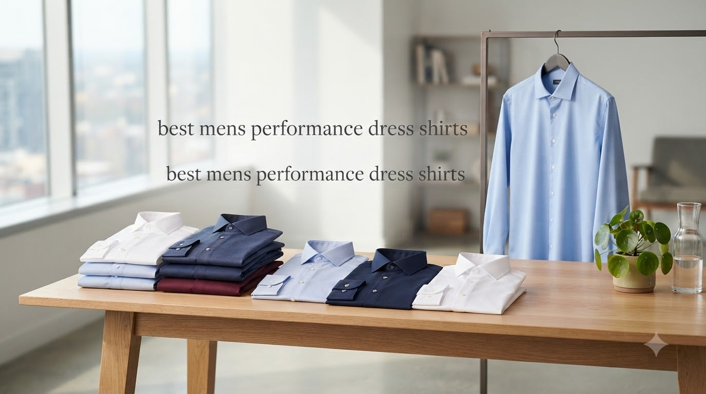 best mens performance dress shirts