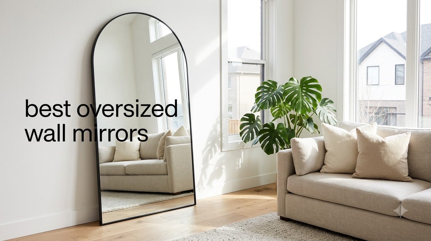 best oversized wall mirrors