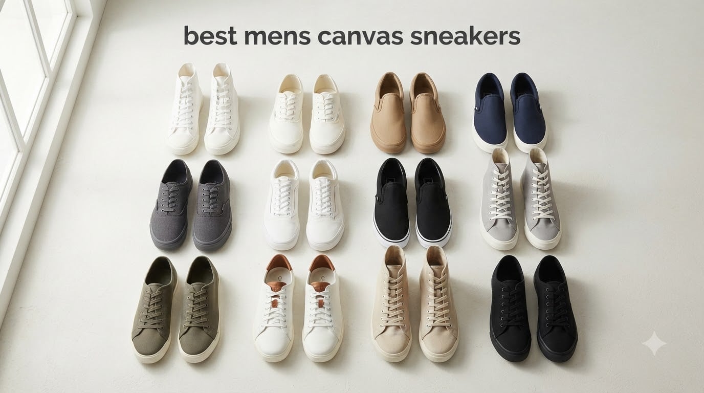 best mens canvas sneakers
