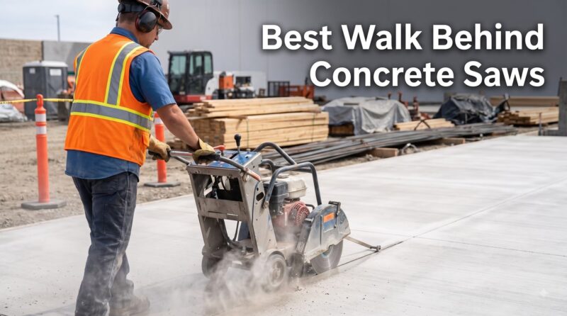 Best Walk Behind Concrete Saws