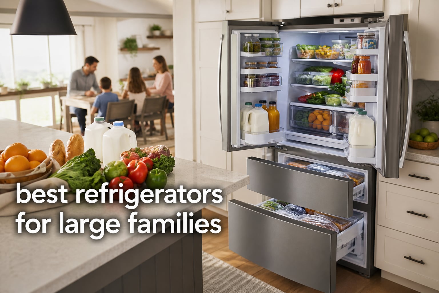 best refrigerators for large families