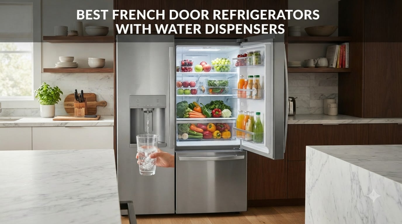 best french door refrigerators with water dispensers