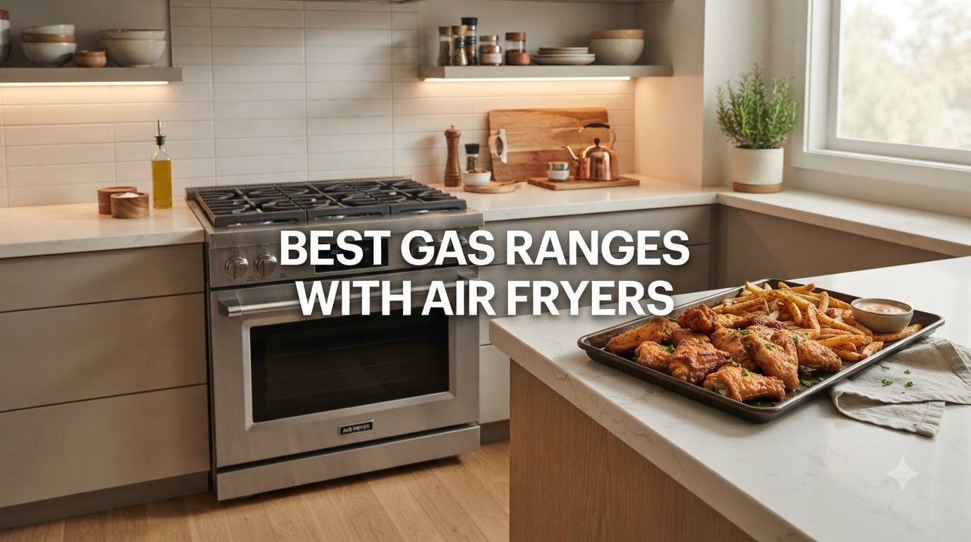 best gas ranges with air fryers
