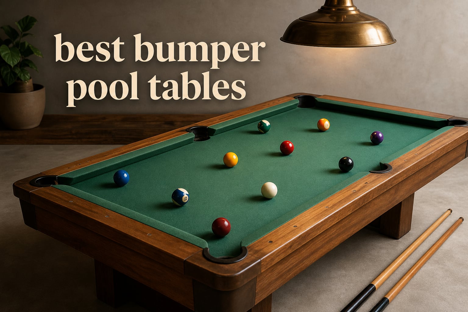 best bumper pool tables