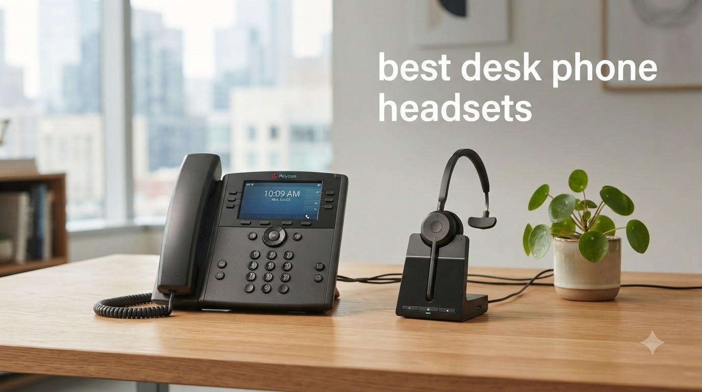 best desk phone headsets