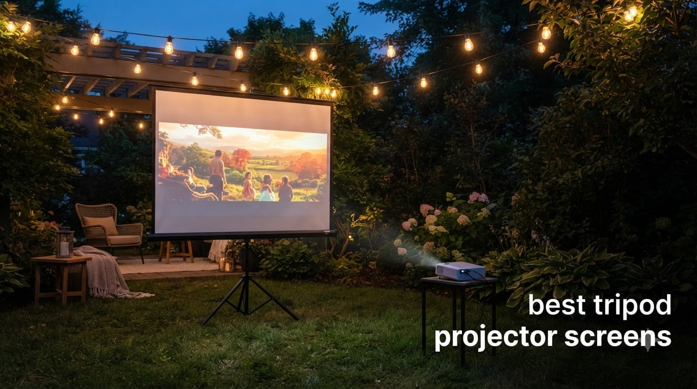 best tripod projector screens