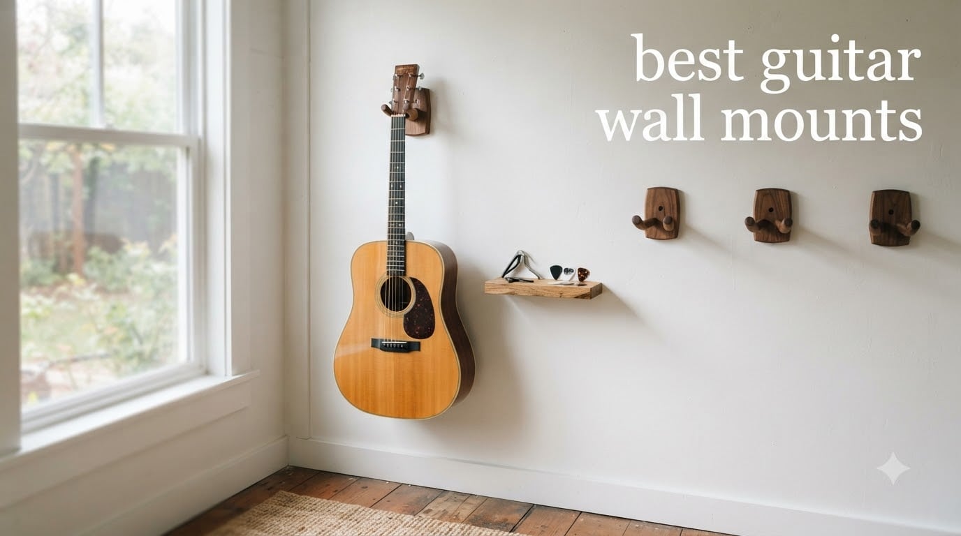 best guitar wall mounts