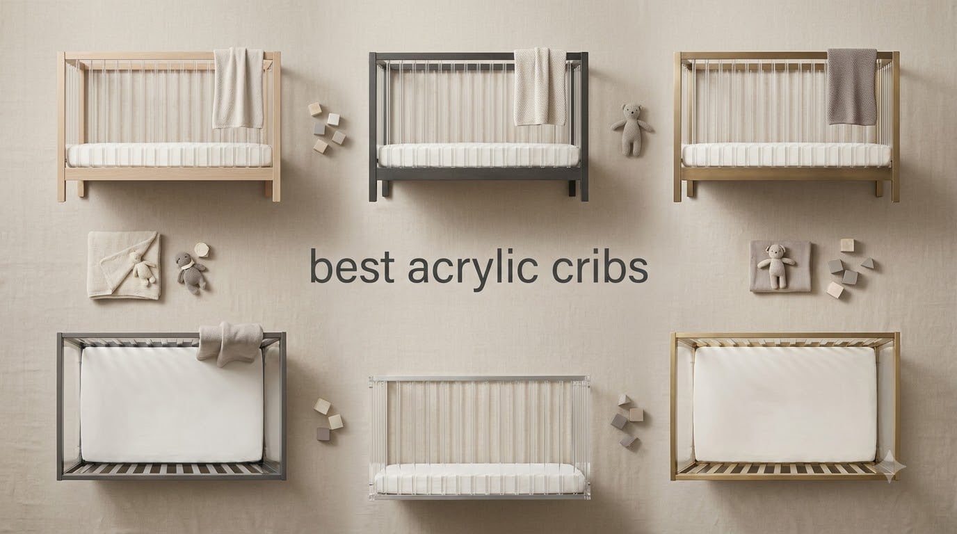 best acrylic cribs
