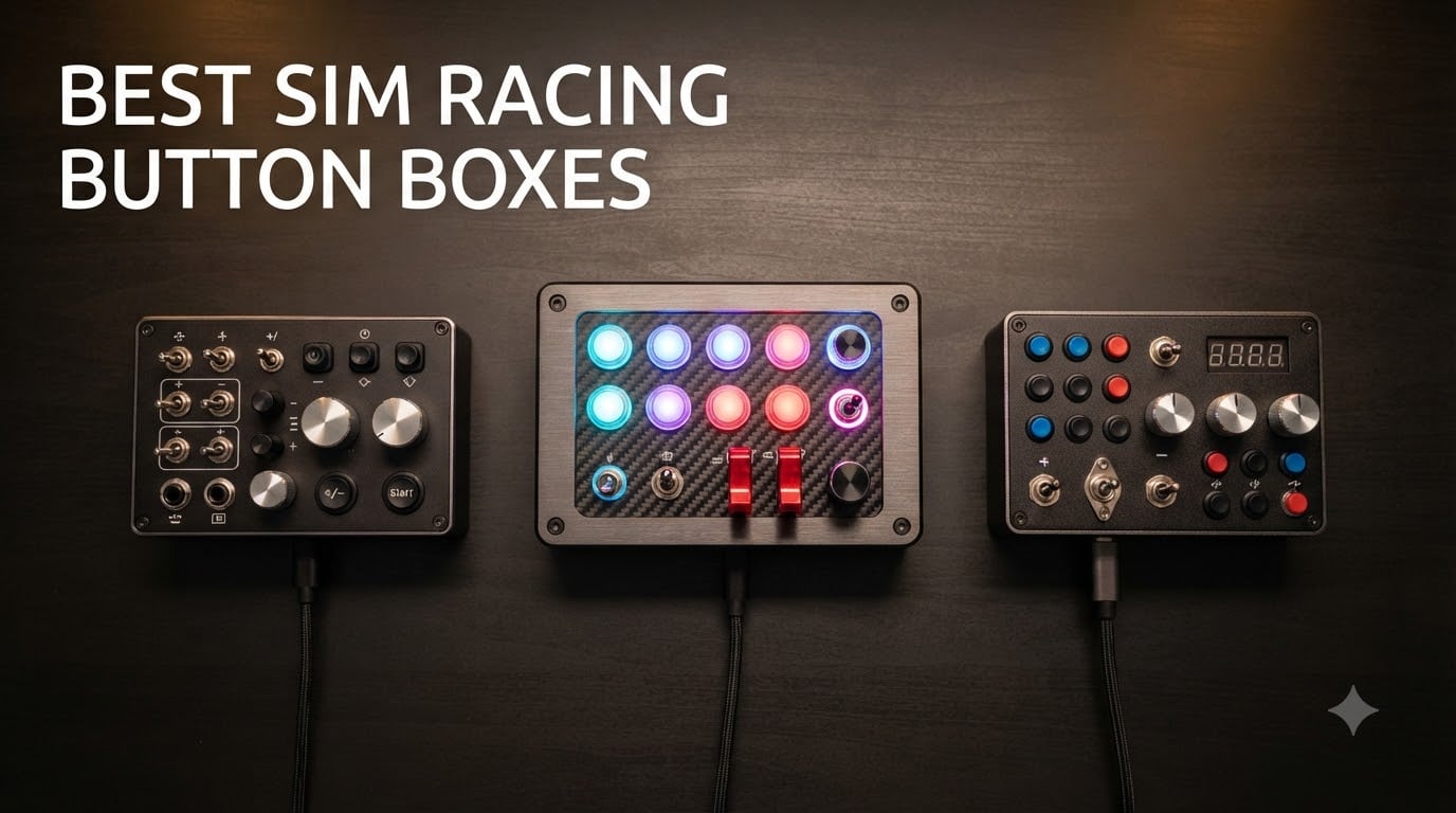 best sim racing button boxes