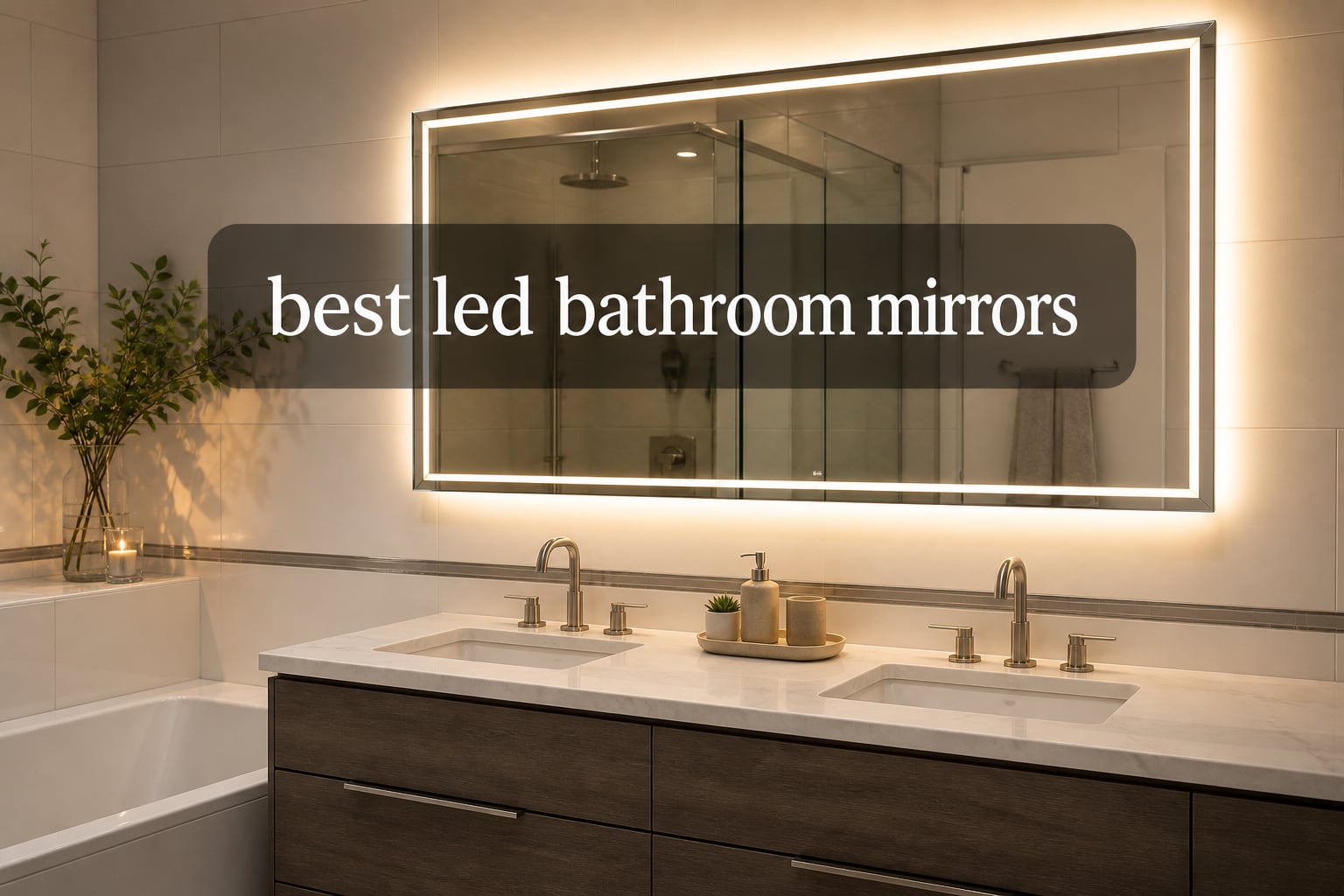 best led bathroom mirrors