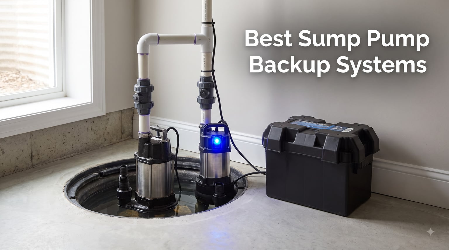 Best Sump Pump Backup Systems